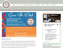 Tablet Screenshot of latinoleadershipcouncil.org